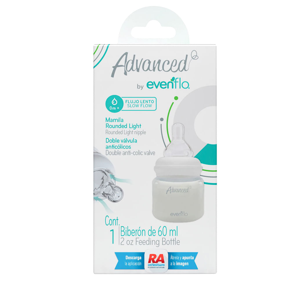 mamilas evenflo advanced Biberón Evenflo Advan Flujo Lento 2Oz – Farmacia Coyoacán