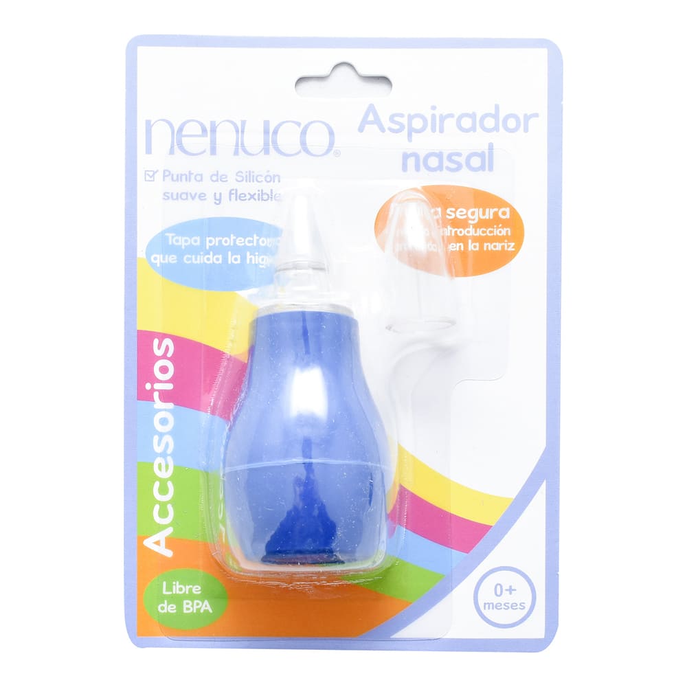 aspirador nasal evenflo Aspirador Nasal Nenuco Con Tapa 1 Pieza – Farmacia Coyoacán