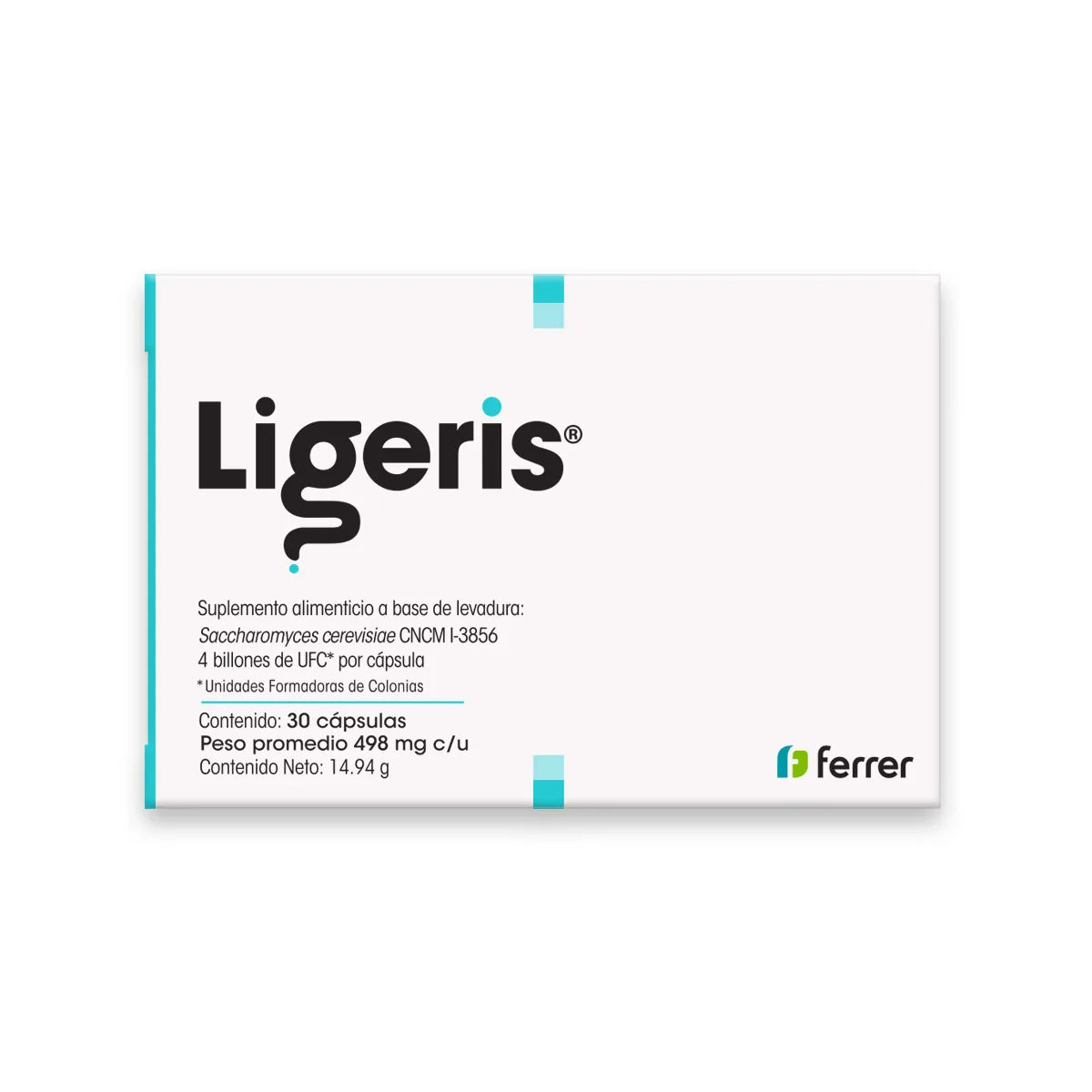 Ligeris 498 Mg Suplemento Alimenticio 30 Cápsulas