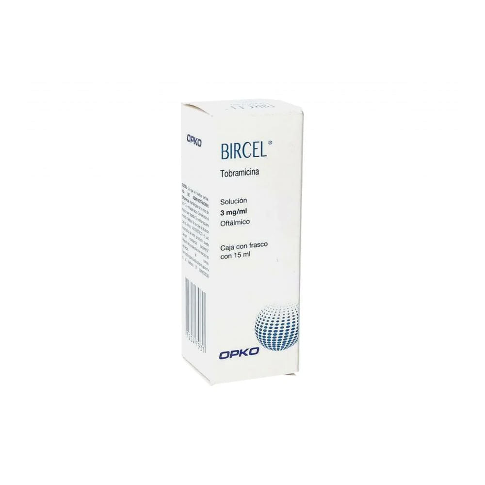 Bircel Oftálmico Solución Frasco Gotero 15 Ml Genérico Exakta - Main Image