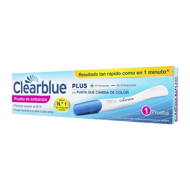 Prueba de embarazo clearblue plus shops precio