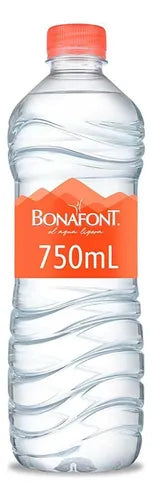 Agua natural Bonafont 750 mL