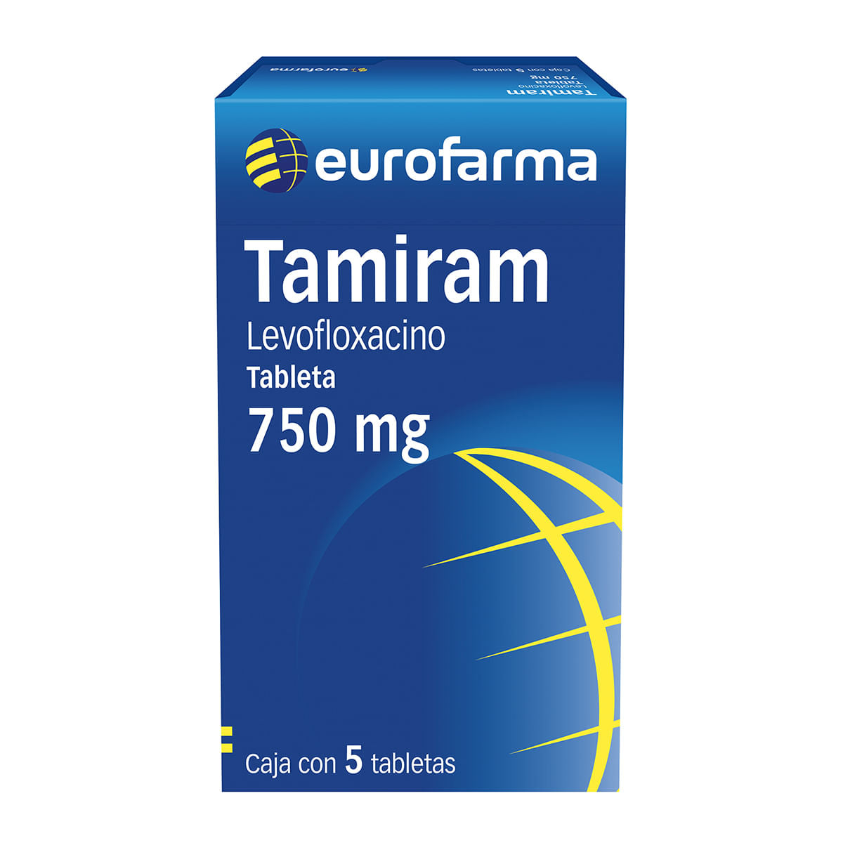 Tamiram Levofloxacino 750 mg Caja Con 5 Tabletas – Farmacia Coyoacán