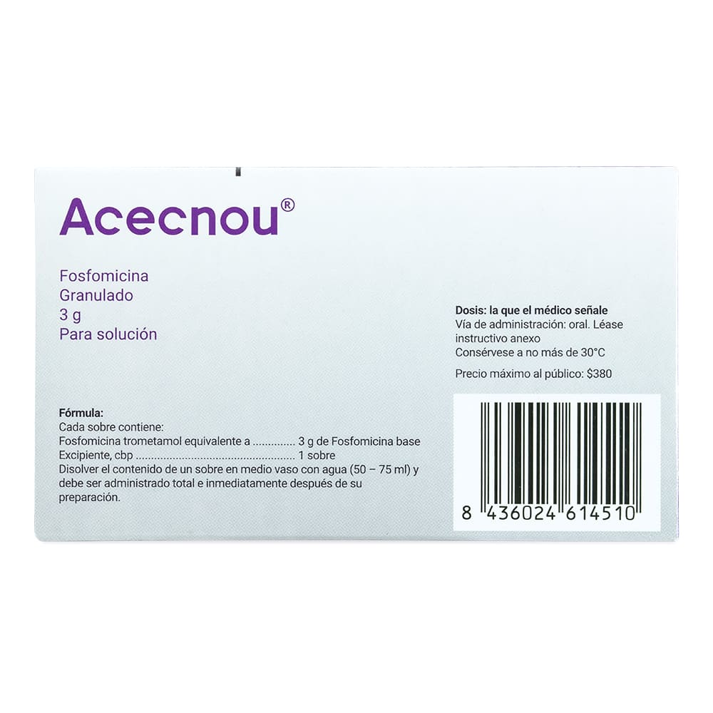 Acecnou 3 G Granulado Solución 1 Sobre