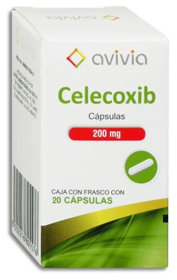 Celecoxib 200 Mg Frasco 20 Cápsulas Genérico Avivia