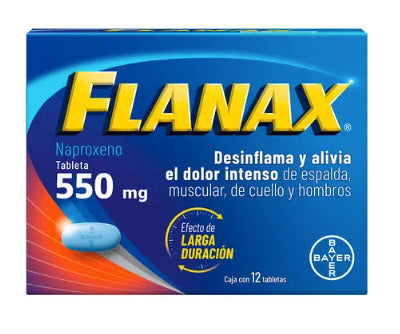 Flanax 550 Mg 12 Tabletas