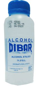 ALCOHOL DIBAR 125ML