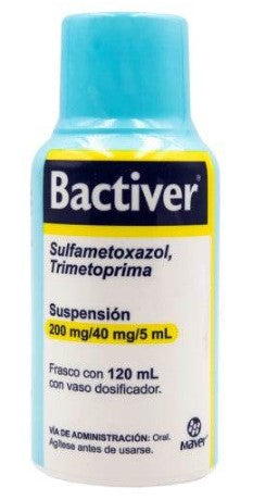 BACTIVER (SULFAMETOXAZOL, TRIMETOPRIMA) SUSP 400/200
