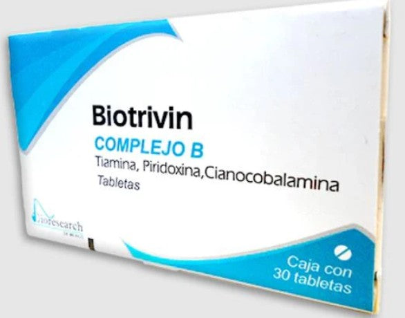 Complejo B 30 Tabletas Genérico Bioresearch