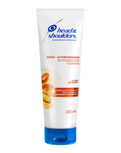 Acondicionador Head&Shoulders Revitalización Y Suavidad Aceite De Argán 300 Ml
