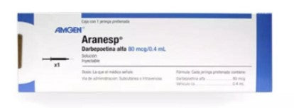 Aranesp 80 Mcg/0.4 Ml 1 Jeringa Prellenada