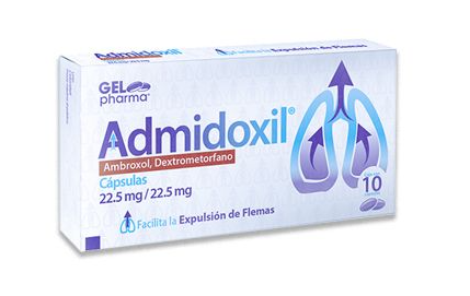 ADMIDOXIL (AMBROXOL, DEXTROMETORFANO) CPS 10