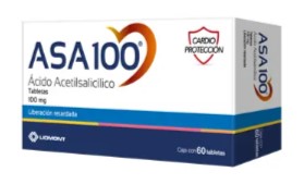ASA 100 Liberación Retardada 100 Mg 60 Tabletas