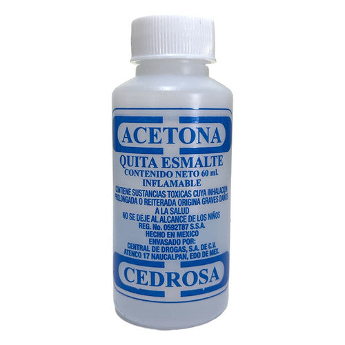 Acetona cedrosa 60ml