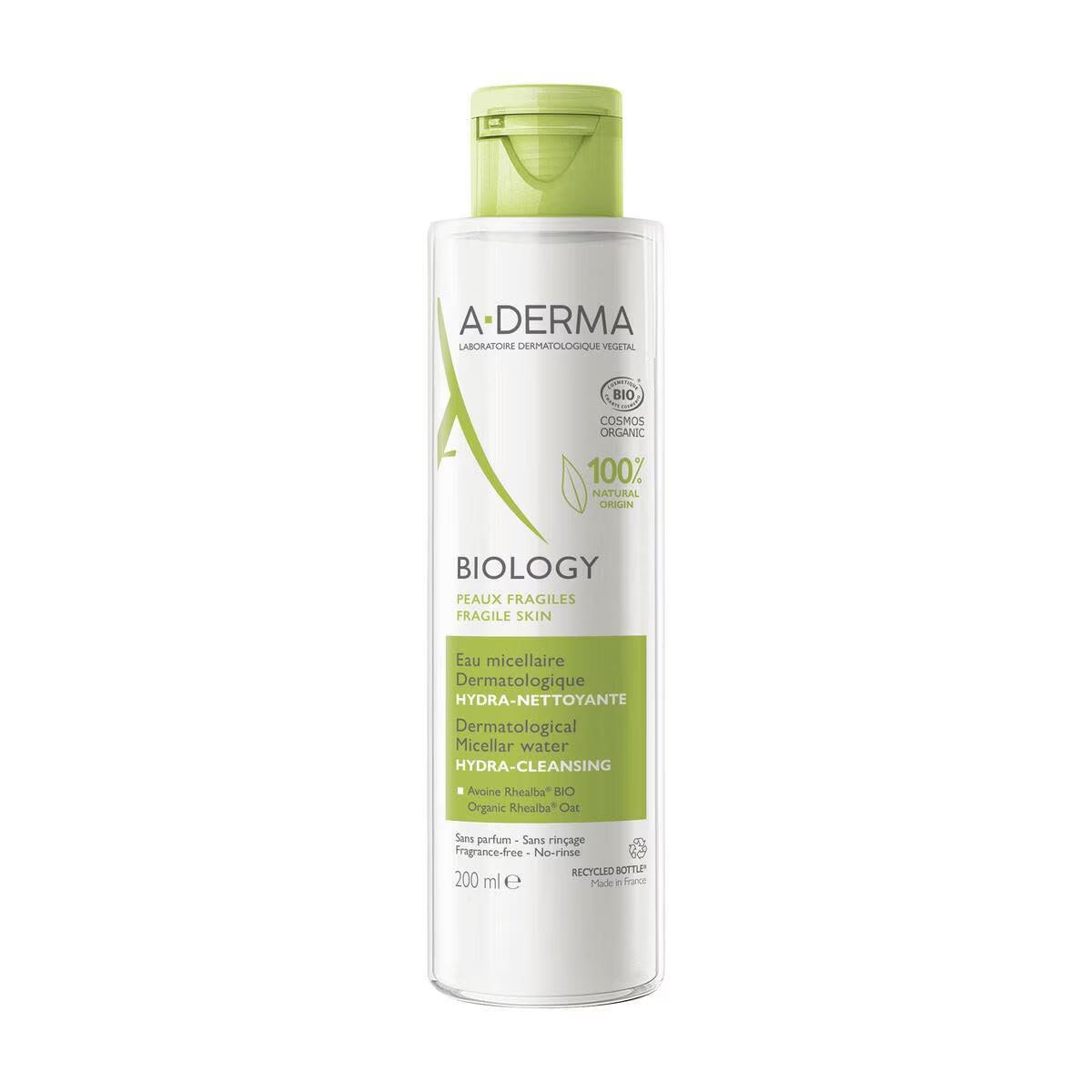 A-Derma Biology Agua Micelar Dermatológica 200 Ml