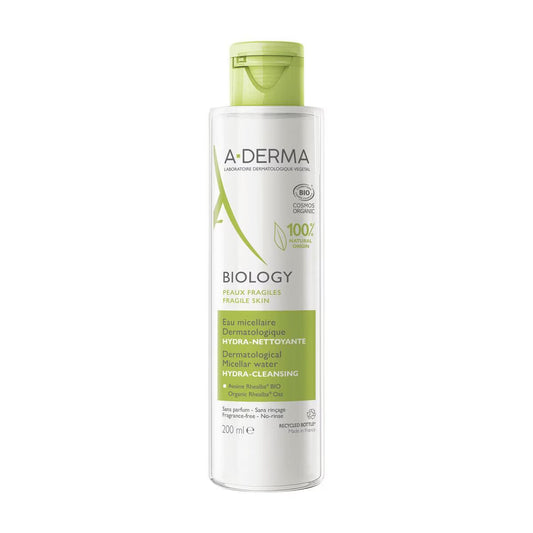 A-Derma Biology Agua Micelar Dermatológica 200 Ml