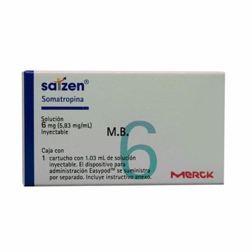 Saizen 6 Mg Solución Inyectable 1 Ml – Farmacia Coyoacán