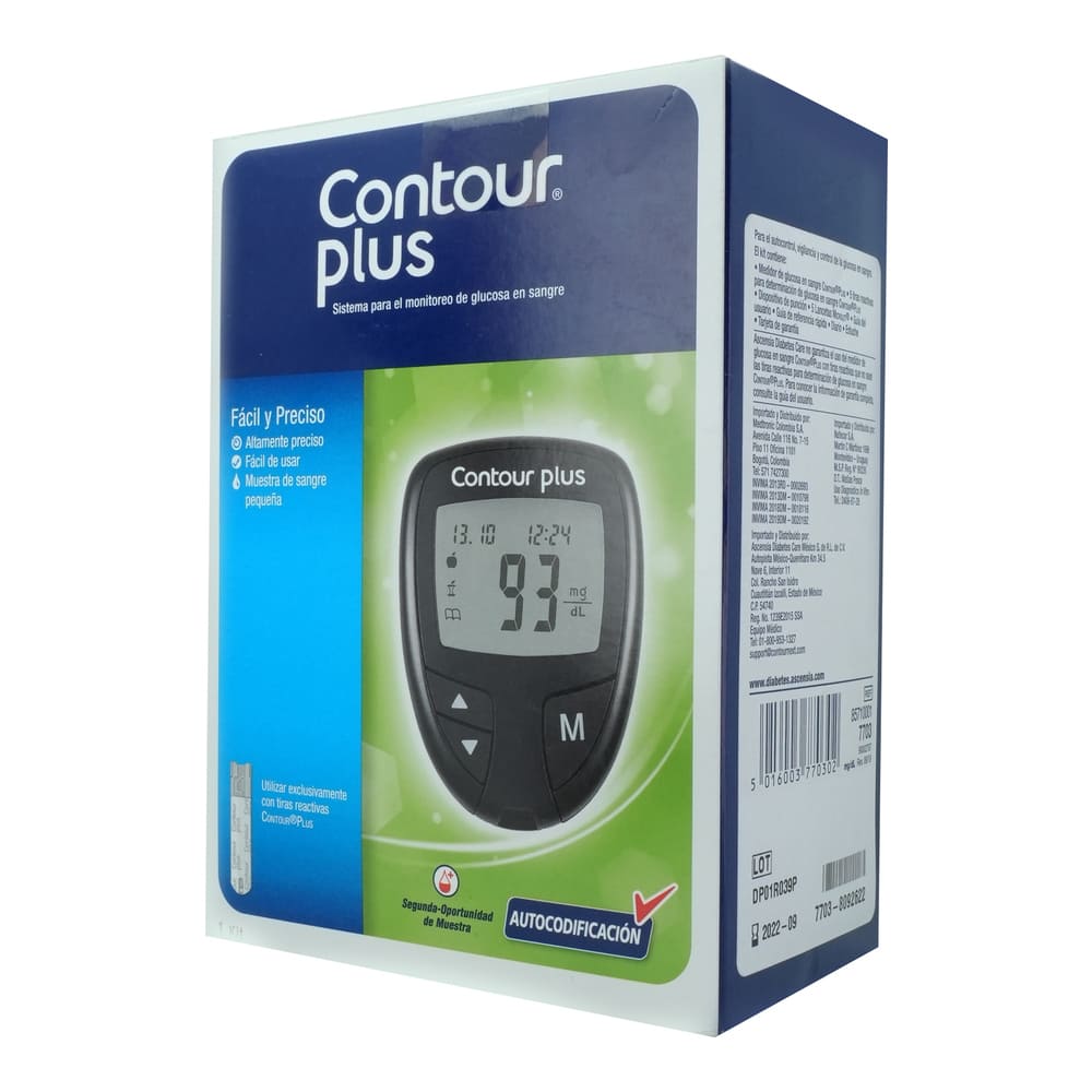 Contour Plus Kit Medidor Glucosa 5 Tiras – Farmacia Coyoacán