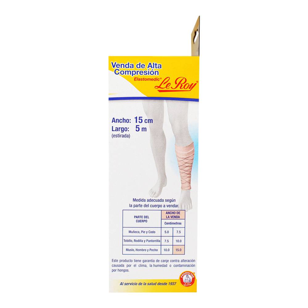Venda Elastomedic 15 Cm X M – Farmacia Coyoacán