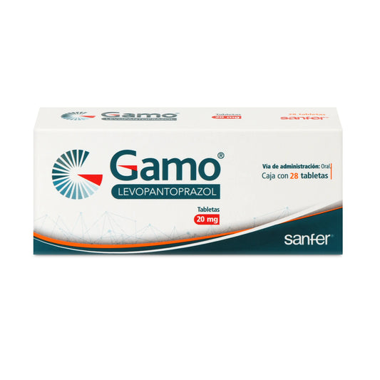 Gamo 20 Mg 28 Tabletas