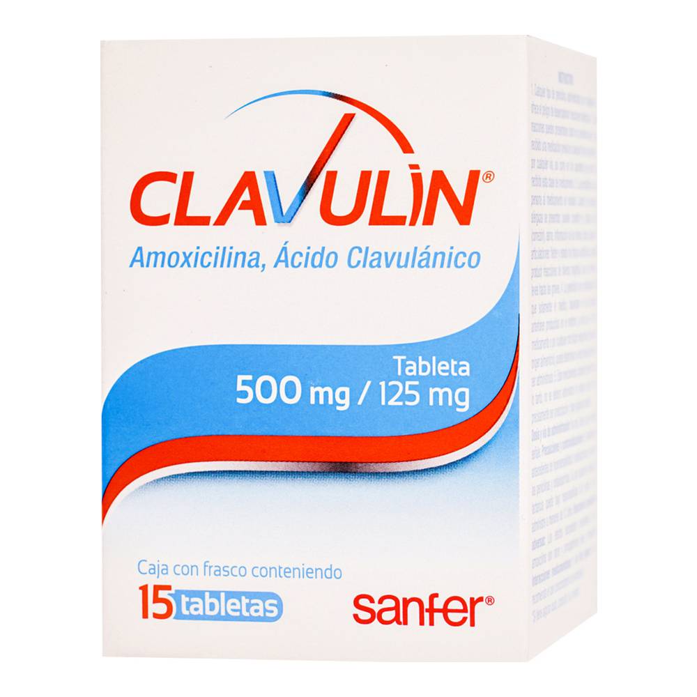 Clavulin 500 Mg 15 Tabletas – Farmacia Coyoacán