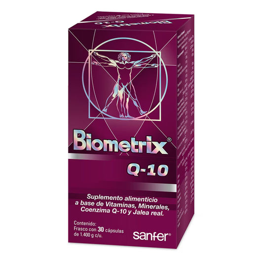 Biometrix Q-10 Suplemento Alimenticio 30 Cápsulas