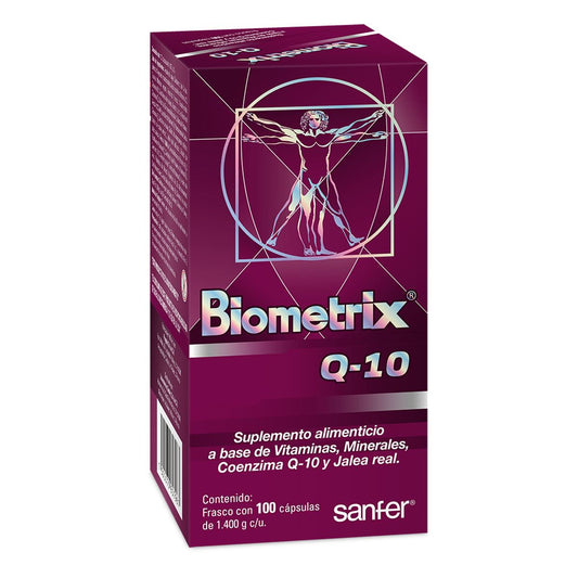Biometrix Q-10 Suplemento Alimenticio 100 Cápsulas