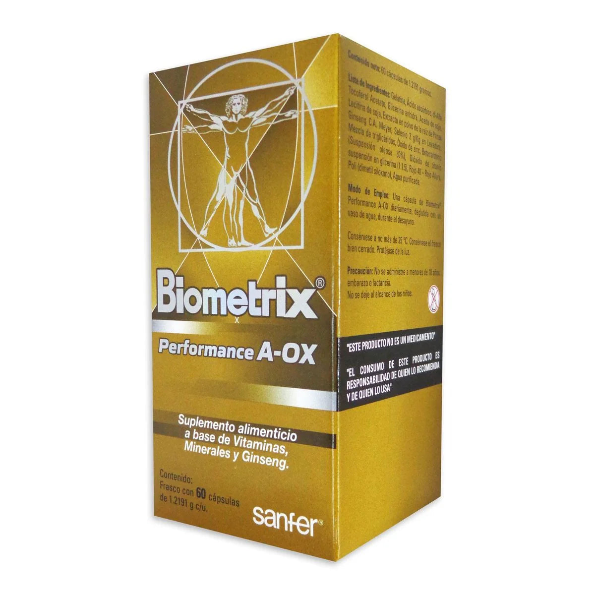 Biometrix Perf A-0X Suplemento Alimenticio 60 Cápsulas