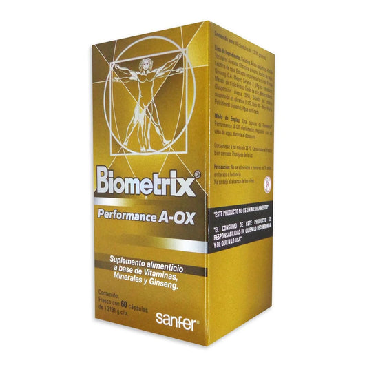 Biometrix Perf A-0X Suplemento Alimenticio 60 Cápsulas