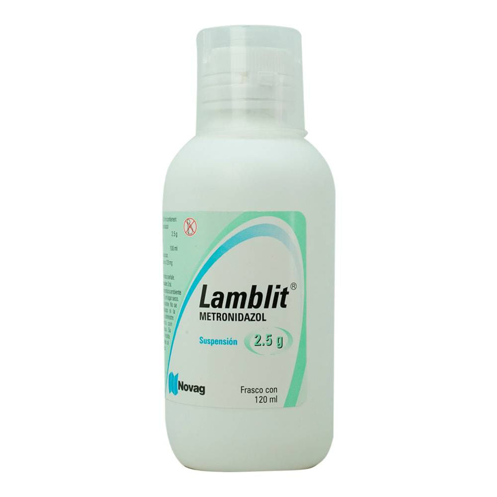 Lamblit Metronidazol Suspensión 120 Ml Genérico Novag Inf – Farmacia ...