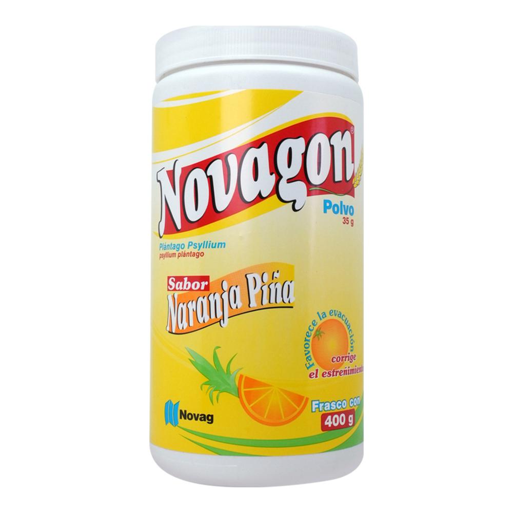 Novagon Plántago Psyllium Naranja-Piña Polvo 400 G Genérico Novag Inf ...