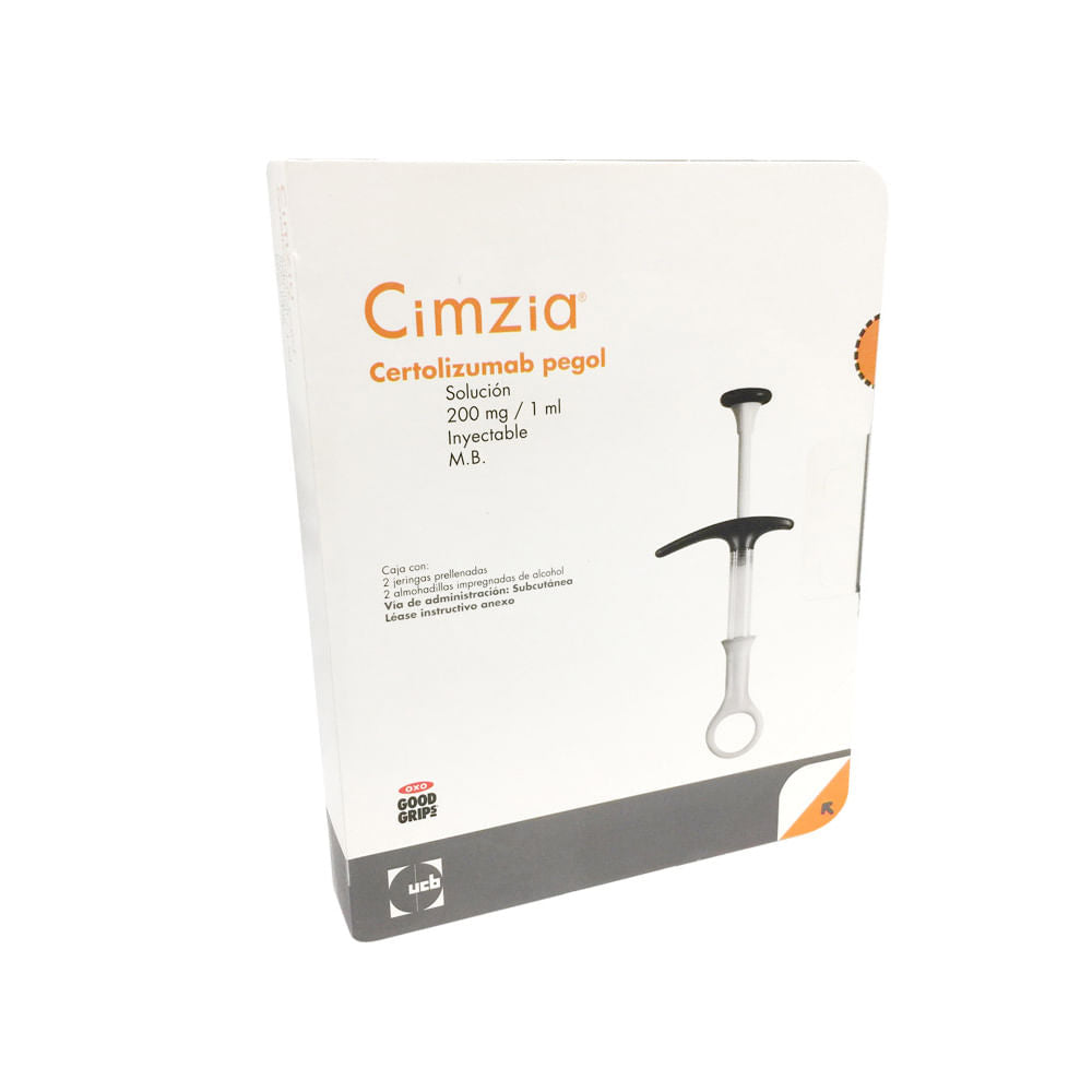 Cimzia 200 Mg Solución Inyectable 1 Ml – Farmacia Coyoacán