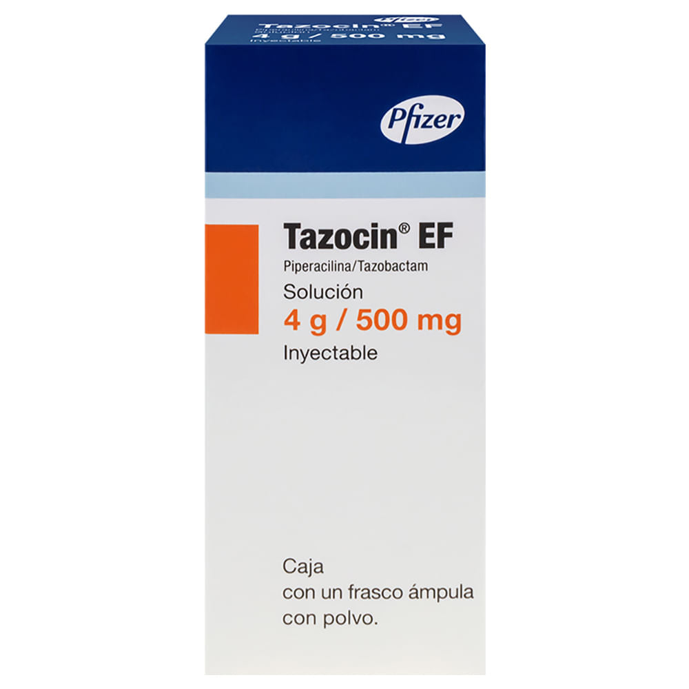 Tazocin EF 4/0.500 G Solución Inyectable Frasco Ámpula – Farmacia Coyoacán