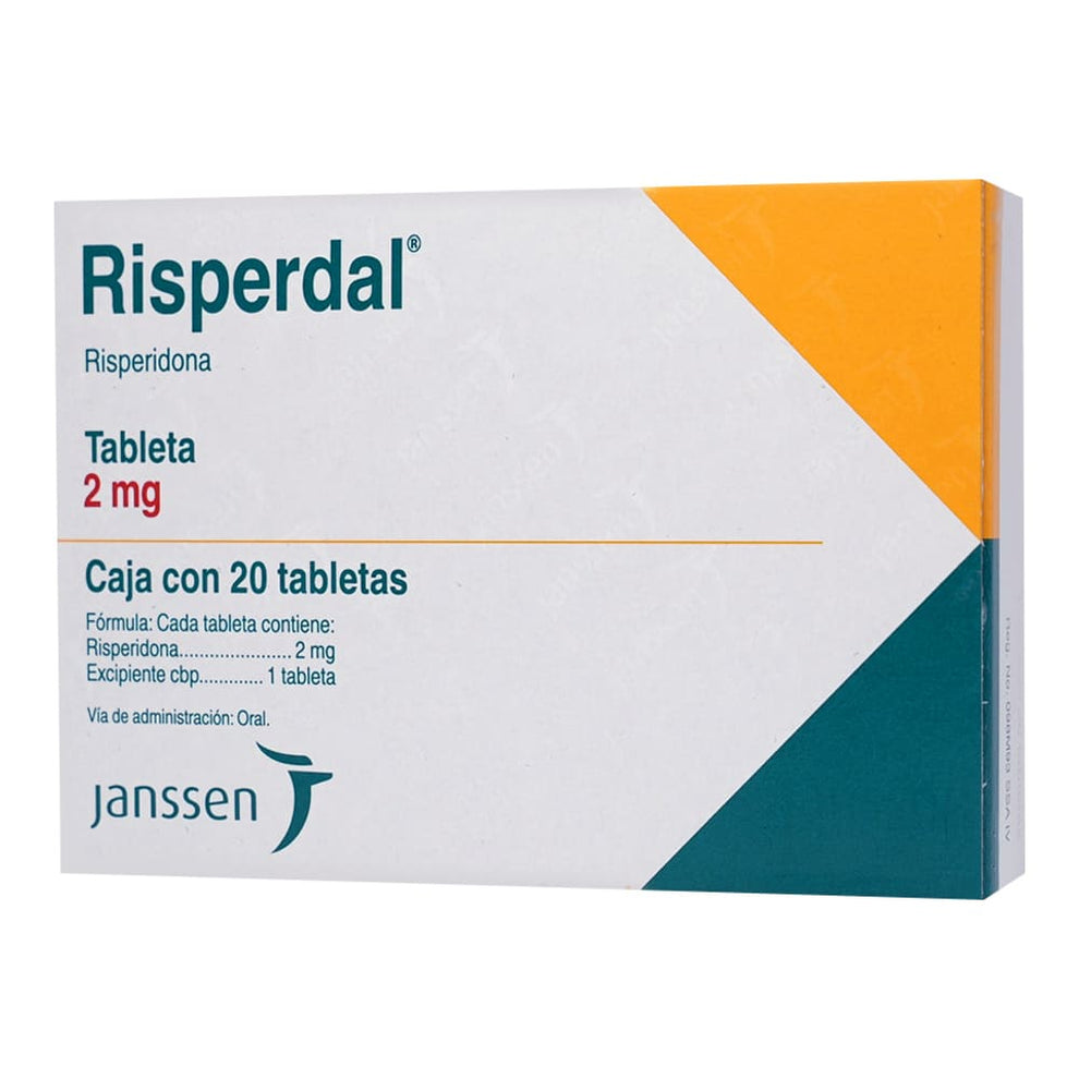 Risperdal 2 Mg 20 Tabletas – Farmacia Coyoacán