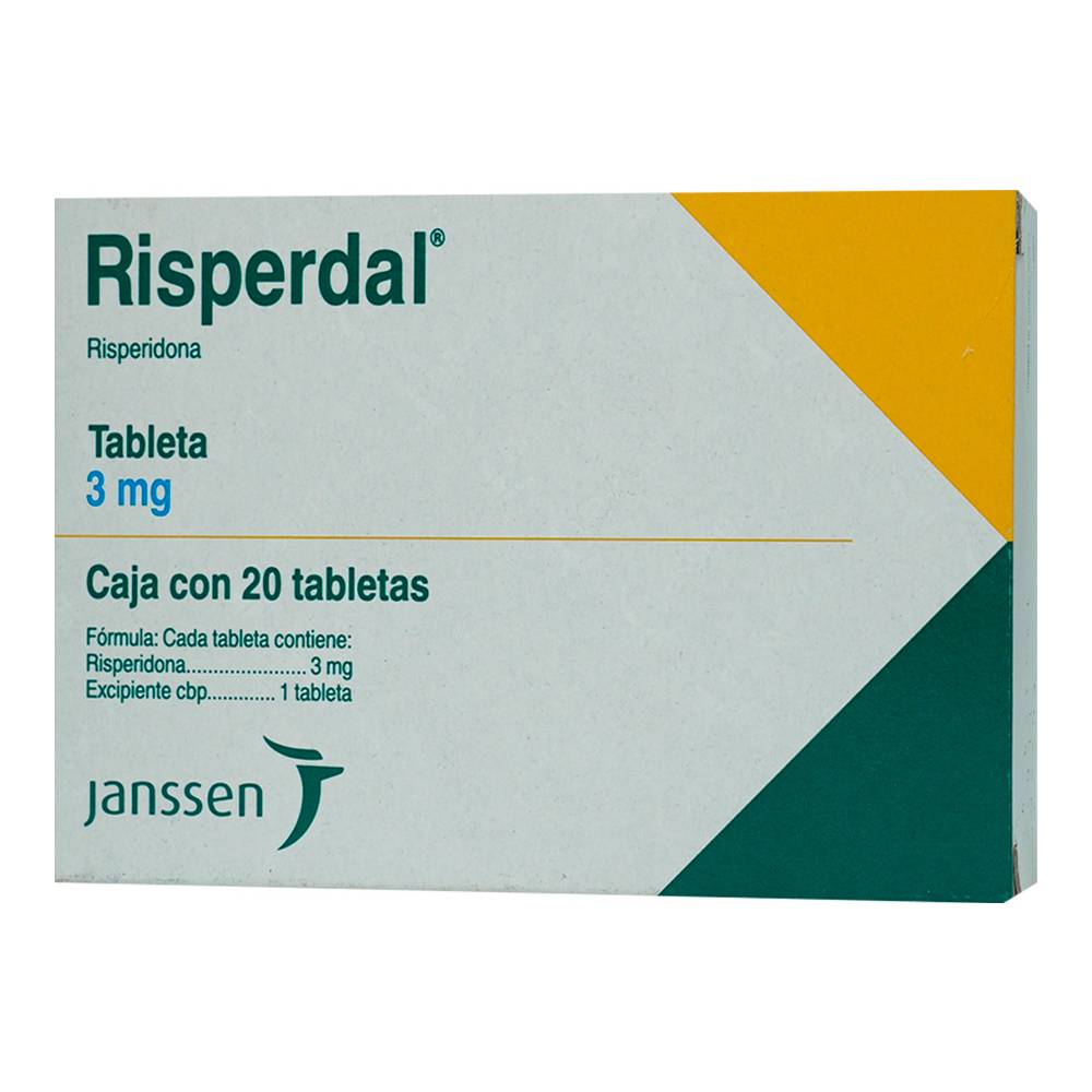 Risperdal 3 Mg 20 Tabletas – Farmacia Coyoacán