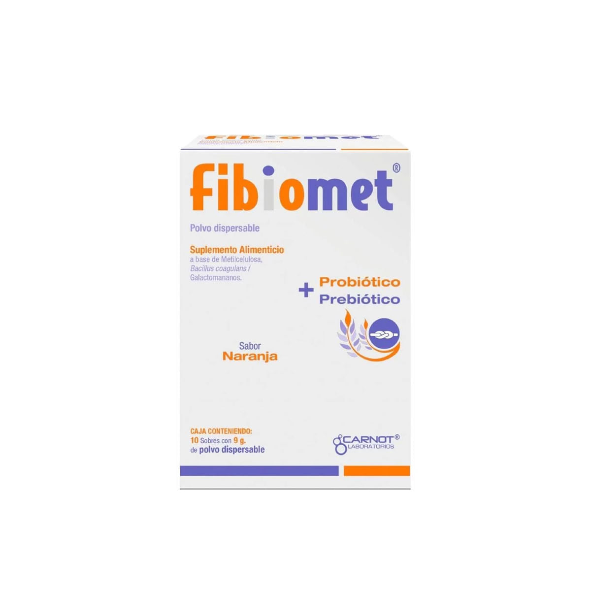 Fibiomet Suplemento Alimenticio Naranja Polvo 10 Sobres 9 G – Farmacia ...