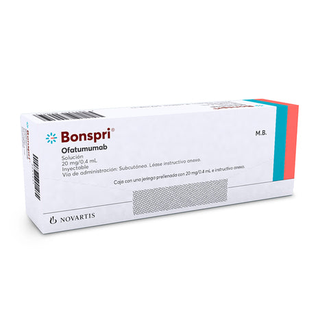 Bonspri Ofatumumab 20 Mg/0.4 mL Jeringa Prellenada