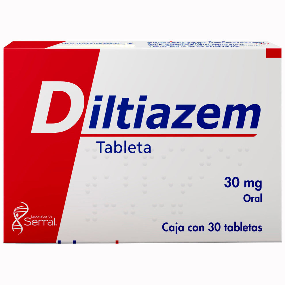 Diltiazem 30 Mg 30 Tabletas Genérico Serral – Farmacia Coyoacán