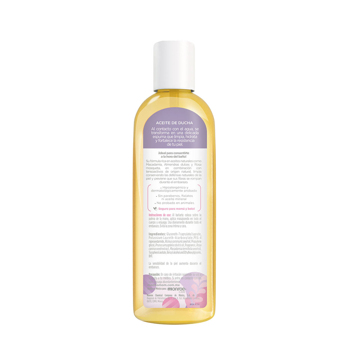 Aceite Ducha Mom To Mom Limpia-Conserva 125 Ml