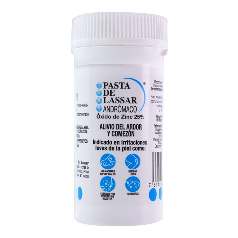 Pasta Lassar Andromaco Tarro 30 G – Farmacia Coyoacán