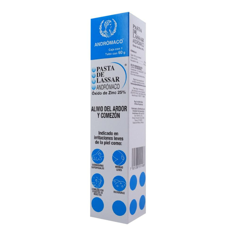 Pasta Lassar Andromaco Tubo 60 G – Farmacia Coyoacán