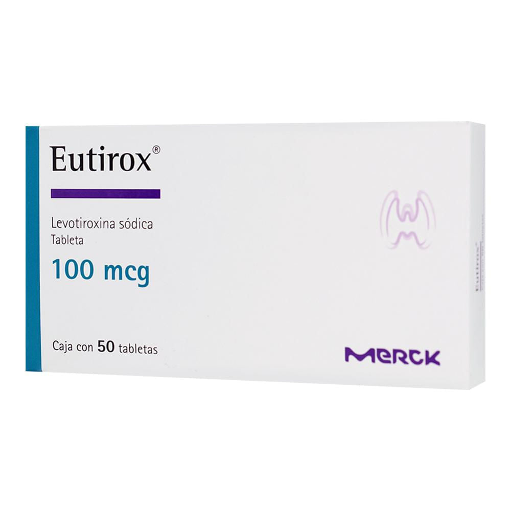 Eutirox 100 Mcg 50 Tabletas – Farmacia Coyoacán