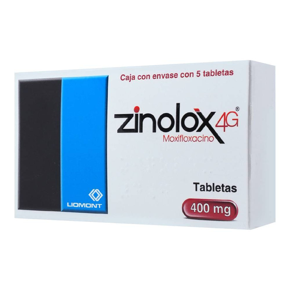 Zinolox 4G 400 Mg 5 Tabletas – Farmacia Coyoacán