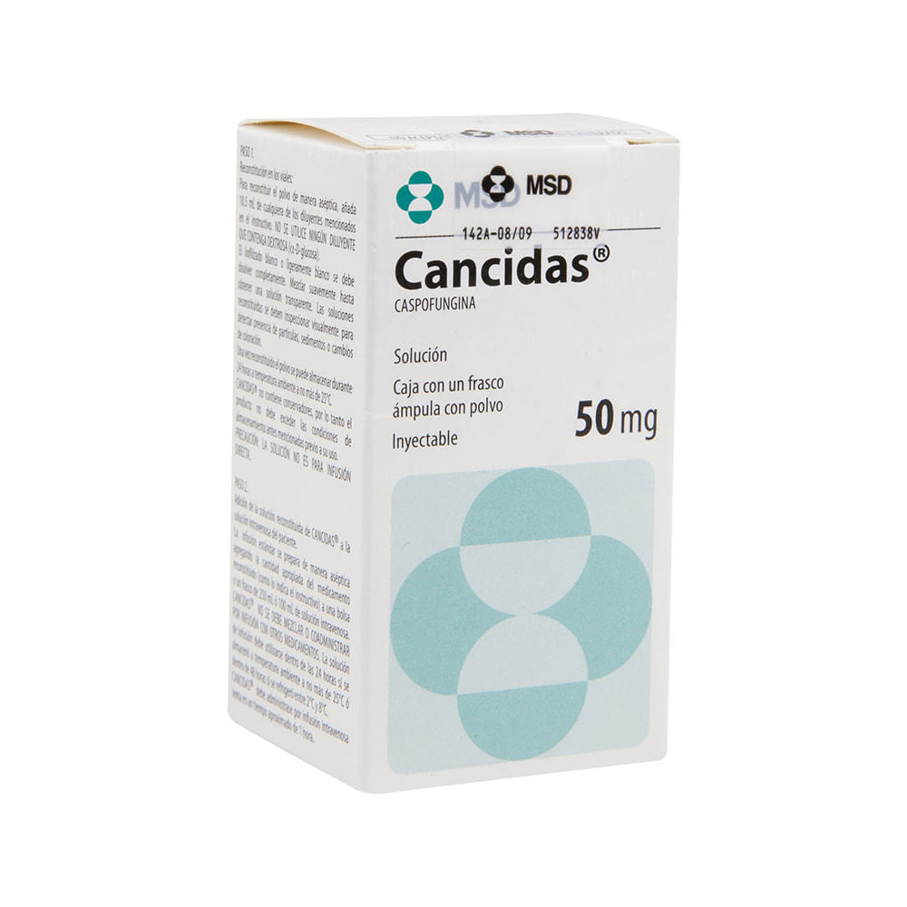 Cancidas 50 Mg Solución Inyectable Frasco Ámpula – Farmacia Coyoacán