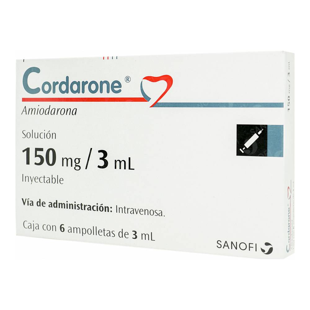 Cordarone 150 Mg 6 Ampolletas 3 Ml – Farmacia Coyoacán