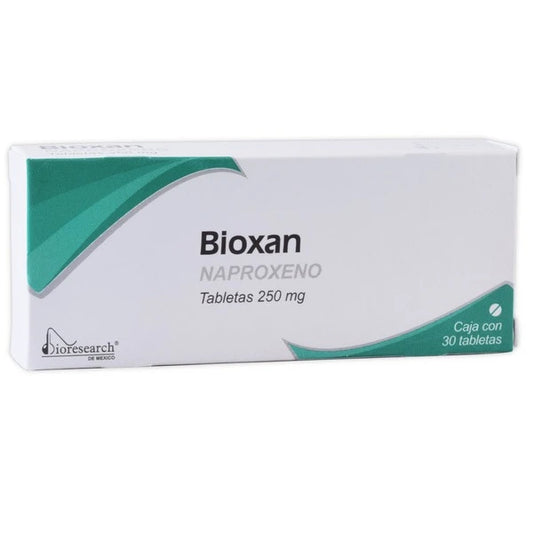 Bioxan Naproxeno 250 Mg 30 Tabletas Genérico