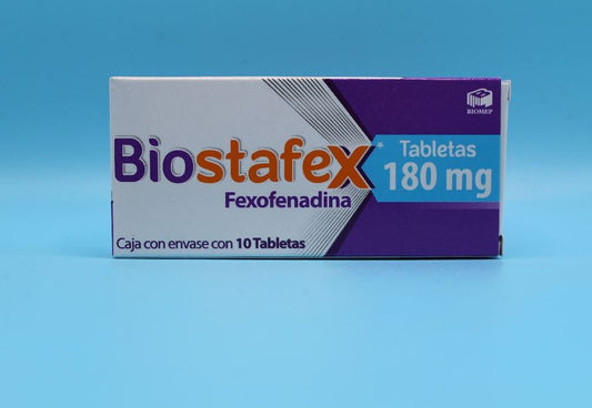 BIOSTAFEX FEXOFENADINA 180 MG 10 TAB