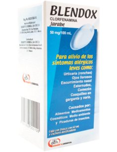 BLENDOX CLORFENAMINA 50MG/100 ML JBE 60ML