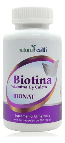 Bionat 500 Mg Suplemento Alimenticio 60 Cápsulas