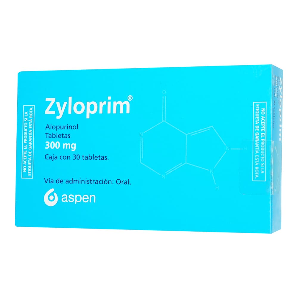 Zyloprim 300 Mg 30 Tabletas – Farmacia Coyoacán